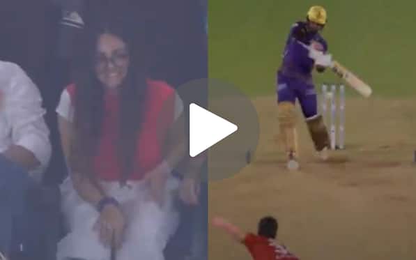 [Watch] Cummins Delights Abhishek Sharma's Sister With A Wicket Of Dangerous Narine